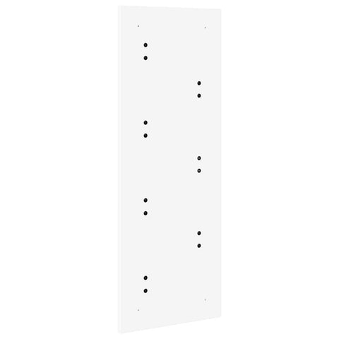 vidaXL Wall-Mounted Coat Rack White 30 x 1.5 x 80 cm Engineered wood