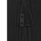 vidaXL Wall-Mounted Coat Rack Wall-mounted Black oak 30 x 1.5 x 80 cm