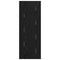 vidaXL Wall-Mounted Coat Rack Wall-mounted Black oak 30 x 1.5 x 80 cm