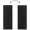 vidaXL Wall-Mounted Coat Rack Wall-mounted Black oak 30 x 1.5 x 80 cm