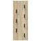 vidaXL Wall-Mounted Coat Rack Wall-mounted Sonoma oak 30 x 1.5 x 80 cm