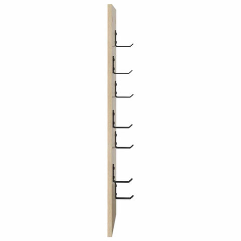 vidaXL Wall-Mounted Coat Rack Wall-mounted Sonoma oak 30 x 1.5 x 80 cm