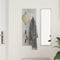 vidaXL Wall-Mounted Coat Rack Concrete grey 30 x 1.5 x 80 cm