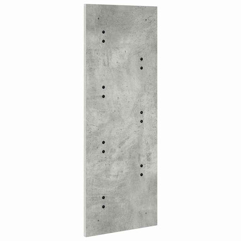 vidaXL Wall-Mounted Coat Rack Concrete grey 30 x 1.5 x 80 cm