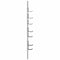 vidaXL Wall-Mounted Coat Rack Concrete grey 30 x 1.5 x 80 cm