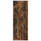 vidaXL Wall-Mounted Coat Rack Wall-mounted Smoked oak 30 x 1.5 x 80 cm