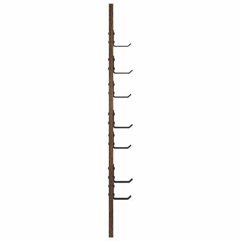 vidaXL Wall-Mounted Coat Rack Wall-mounted Smoked oak 30 x 1.5 x 80 cm