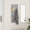 vidaXL Wall-Mounted Coat Rack Grey sonoma 30 x 1.5 x 80 cm