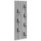 vidaXL Wall-Mounted Coat Rack Grey sonoma 30 x 1.5 x 80 cm