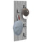 vidaXL Wall-Mounted Coat Rack Grey sonoma 30 x 1.5 x 80 cm