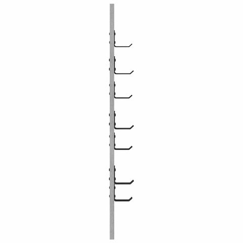 vidaXL Wall-Mounted Coat Rack Grey sonoma 30 x 1.5 x 80 cm