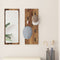 vidaXL Wall-Mounted Coat Rack Wall-mounted Old wood 30 x 1.5 x 80 cm