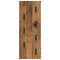 vidaXL Wall-Mounted Coat Rack Wall-mounted Old wood 30 x 1.5 x 80 cm