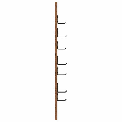 vidaXL Wall-Mounted Coat Rack Wall-mounted Old wood 30 x 1.5 x 80 cm