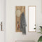 vidaXL Wall-Mounted Coat Rack Artisan oak 30 x 1.5 x 80 cm