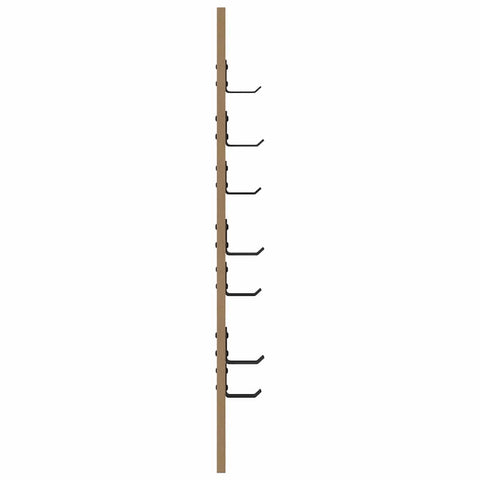 vidaXL Wall-Mounted Coat Rack Artisan oak 30 x 1.5 x 80 cm