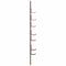 vidaXL Wall-Mounted Coat Rack Artisan oak 30 x 1.5 x 80 cm