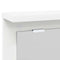vidaXL Wall-Mounted Coat Rack White 85 x 10 x 45 cm Engineered wood