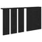 vidaXL Wall-Mounted Coat Rack with Shelf Wall-mounted with Mirror Black oak 85 x 10 x 45 cm