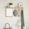 vidaXL Wall-Mounted Coat Rack with Shelf Wall-mounted with Mirror Sonoma oak 85 x 10 x 45 cm