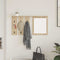 vidaXL Wall-Mounted Coat Rack with Shelf Wall-mounted with Mirror Sonoma oak 85 x 10 x 45 cm