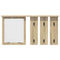 vidaXL Wall-Mounted Coat Rack with Shelf Wall-mounted with Mirror Sonoma oak 85 x 10 x 45 cm