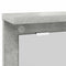 vidaXL Wall-Mounted Coat Rack with Shelf Concrete grey 85 x 10 x 45 cm