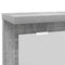 vidaXL Wall-Mounted Coat Rack with Shelf Wall-mounted with Mirror Grey sonoma 85 x 10 x 45 cm