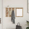 vidaXL Wall-Mounted Coat Rack with Shelf Wall-mounted with Mirror Artisan oak 85 x 10 x 45 cm