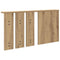 vidaXL Wall-Mounted Coat Rack with Shelf Wall-mounted with Mirror Artisan oak 85 x 10 x 45 cm