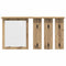 vidaXL Wall-Mounted Coat Rack with Shelf Wall-mounted with Mirror Artisan oak 85 x 10 x 45 cm
