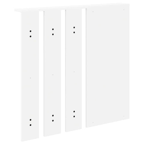 vidaXL Wall-Mounted Coat Rack White 84 x 10 x 80 cm Engineered wood