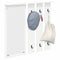 vidaXL Wall-Mounted Coat Rack White 84 x 10 x 80 cm Engineered wood