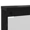 vidaXL Wall-Mounted Coat Rack with Shelf Wall-mounted with Mirror Black oak 84 x 10 x 80 cm
