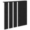 vidaXL Wall-Mounted Coat Rack with Shelf Wall-mounted with Mirror Black oak 84 x 10 x 80 cm