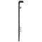 vidaXL Wall-Mounted Coat Rack with Shelf Wall-mounted with Mirror Black oak 84 x 10 x 80 cm