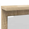 vidaXL Wall-Mounted Coat Rack with Shelf Wall-mounted with Mirror Sonoma oak 84 x 10 x 80 cm