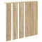 vidaXL Wall-Mounted Coat Rack with Shelf Wall-mounted with Mirror Sonoma oak 84 x 10 x 80 cm