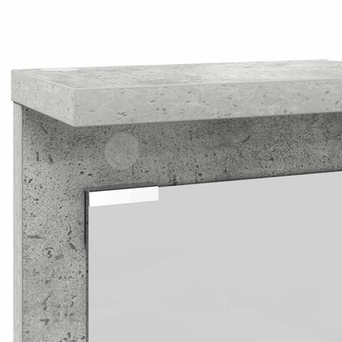 vidaXL Wall-Mounted Coat Rack with Shelf Concrete grey 84 x 10 x 80 cm