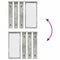 vidaXL Wall-Mounted Coat Rack with Shelf Concrete grey 84 x 10 x 80 cm