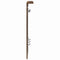 vidaXL Wall-Mounted Coat Rack with Shelf Wall-mounted with Mirror Smoked oak 84 x 10 x 80 cm