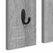 vidaXL Wall-Mounted Coat Rack with Shelf Wall-mounted with Mirror Grey sonoma 84 x 10 x 80 cm