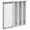 vidaXL Wall-Mounted Coat Rack with Shelf Wall-mounted with Mirror Grey sonoma 84 x 10 x 80 cm