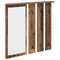 vidaXL Wall-Mounted Coat Rack Old wood 84 x 10 x 80 cm Engineered wood