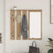 vidaXL Wall-Mounted Coat Rack with Shelf Wall-mounted with Mirror Artisan oak 84 x 10 x 80 cm