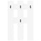 vidaXL Wall-Mounted Coat Rack Wall-mounted with Storage White Engineered wood