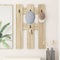 vidaXL Wall-Mounted Coat Rack Wall-mounted with Storage Sonoma oak Engineered wood