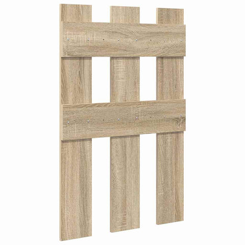 vidaXL Wall-Mounted Coat Rack Wall-mounted with Storage Sonoma oak Engineered wood