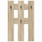 vidaXL Wall-Mounted Coat Rack Wall-mounted with Storage Sonoma oak Engineered wood