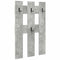 vidaXL Wall-Mounted Coat Rack Concrete grey Engineered wood